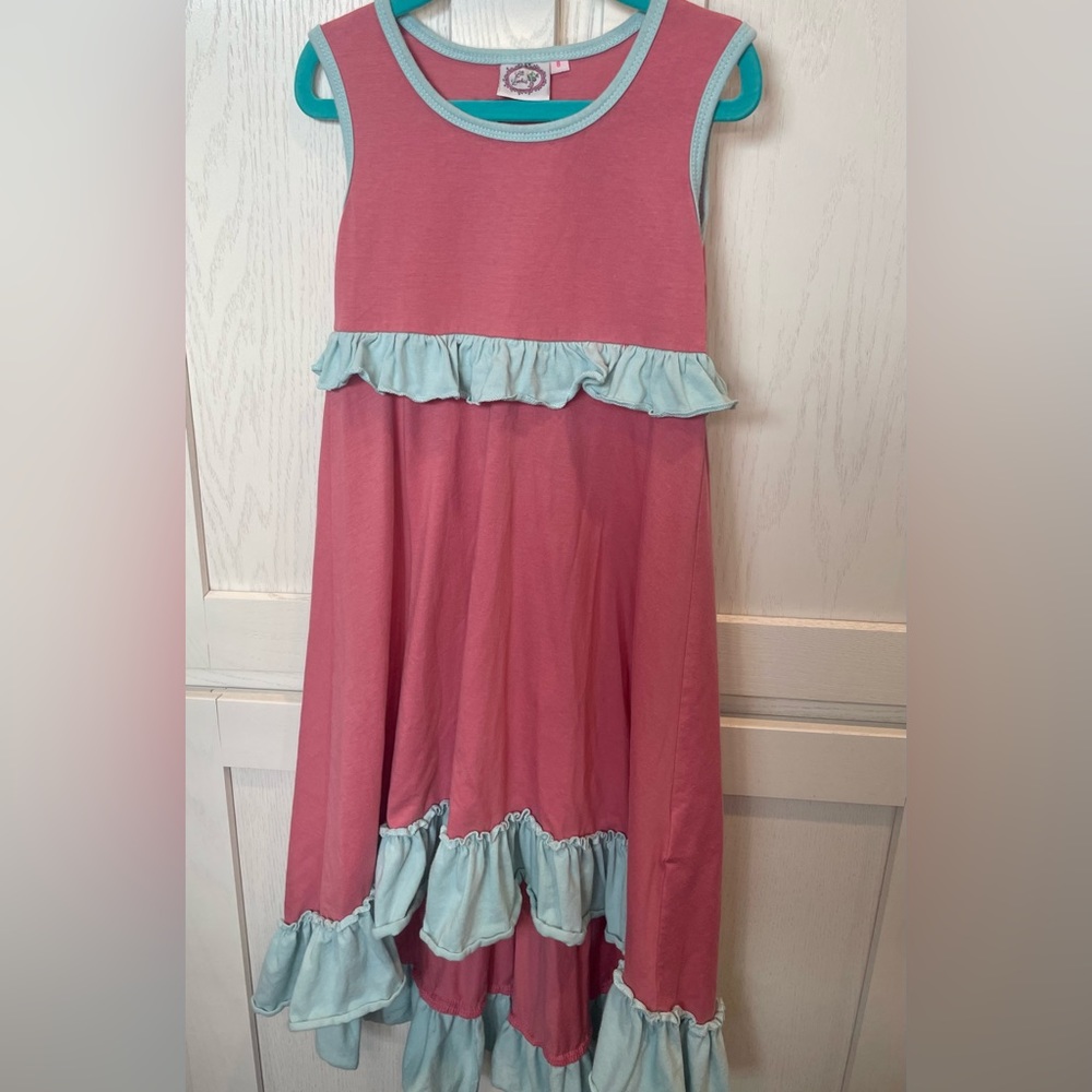 Lilli Lovebird high low sleeveless midi dress